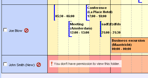 Mensagem de Sem Permissão