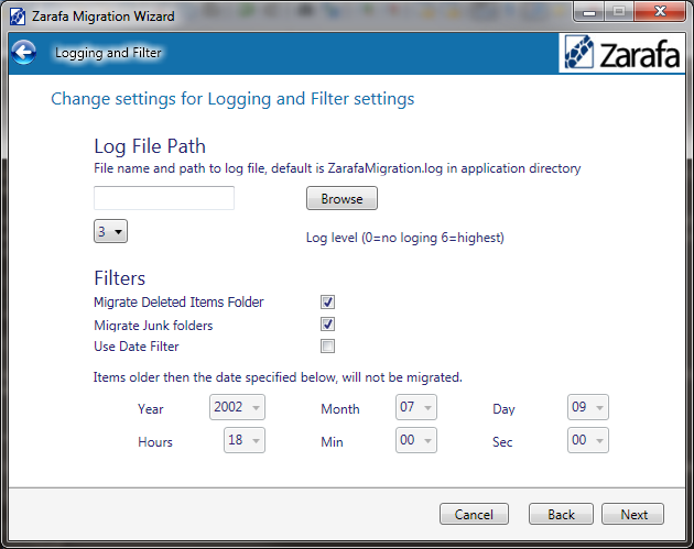 Logging and Filter