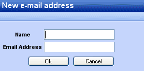 Add new address dialog