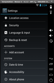 Android Settings